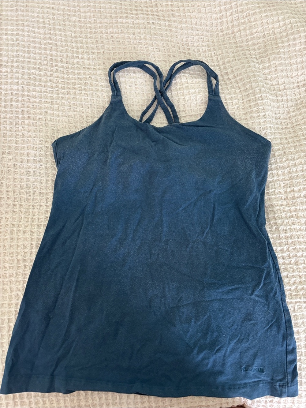 Patagonia Women's Double-Strap workout Tank Top - Deep Teal